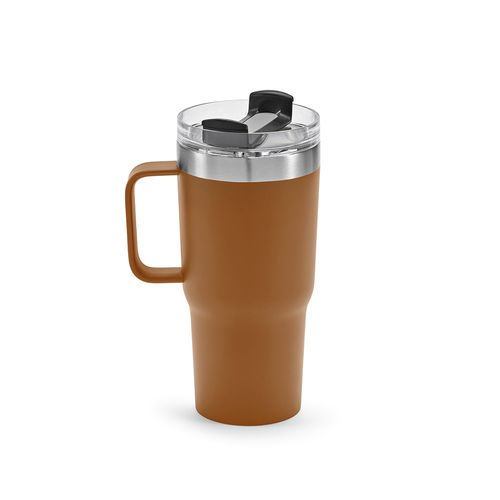 Mug Neman inox 580 ml. Double paroi et bouchon rotatif