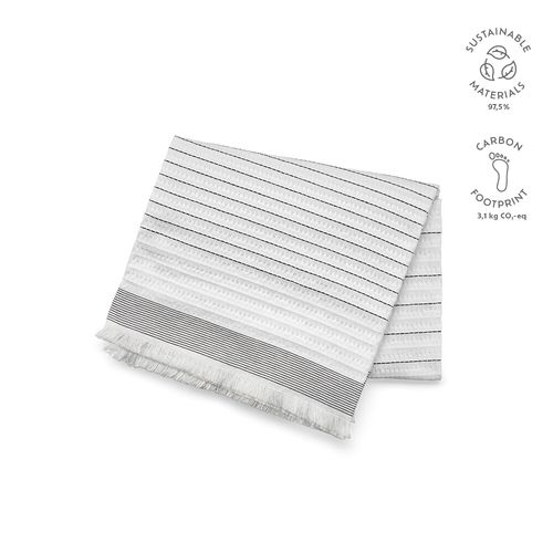 Manta Ernst en algodón reciclado de 220 gsm. Made in Portugal