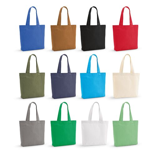 ejército verde Bolsa de compra Blanc; rCotton de 220 gsm. Asas de 65 cm y fuelle