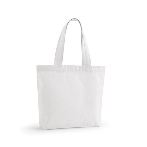BOLSA DE COMPRA BLANC; RCOTTON DE 220 GSM. ASAS DE 65 CM Y FUELLE