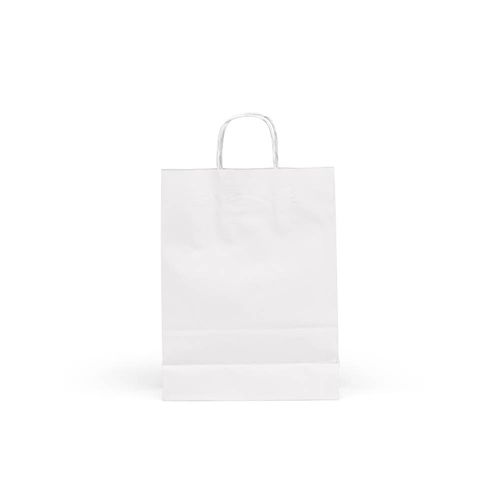 Sac kraft Etna M blanc 90g/m². Fabriqué au Portugal - 4
