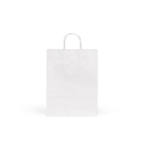Sac kraft Etna M blanc 90g/m². Fabriqué au Portugal - 3