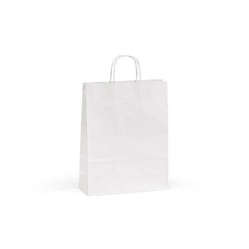 Etna M bolsa blanca de Kraft FSC®. 90g/m². Fabricada en Portugal