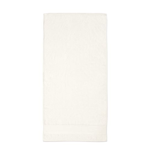 white Toalla Donatello L; algodón reciclado 370 gsm. Made in Portugal
