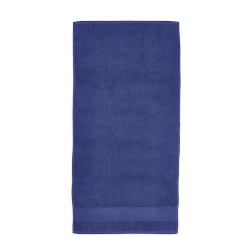 azul marino Toalla Donatello L; algodón reciclado 370 gsm. Made in Portugal