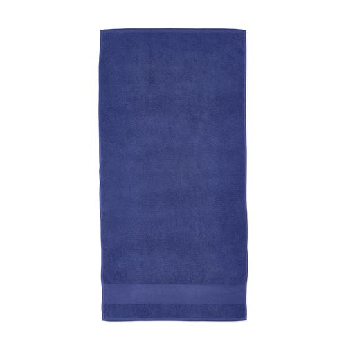 azul marino Toalla Donatello L; algodón reciclado 370 gsm. Made in Portugal