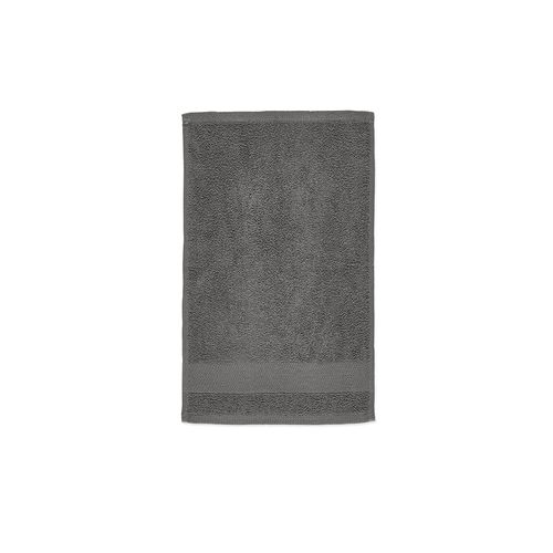 gris oscuro Toalla Donatello S; algodón reciclado 370 gsm. Made in Portugal
