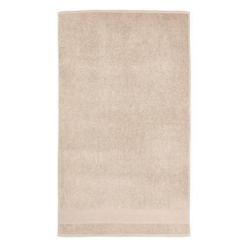 beis Toalla Botticelli XL; algodón reciclado 500 gsm. Made in Portugal