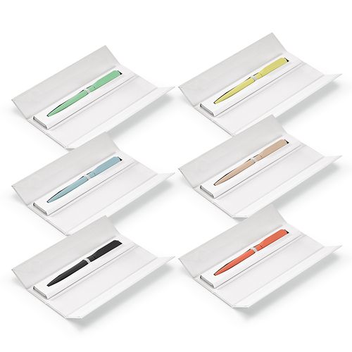 Stylo Rabelais en aluminium recyclé, encre noire 1 km Dokumental®
