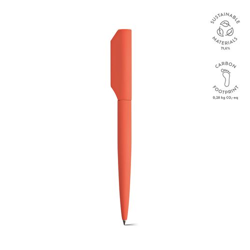 salmón Bolígrafo Rabelais; de rAluminio; tinta Dokumental® negra de 1km