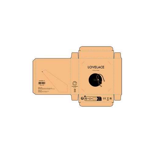 gray Cargador inalámbrico Lovelace; piedra caliza. 15 W. Puerto USB-C