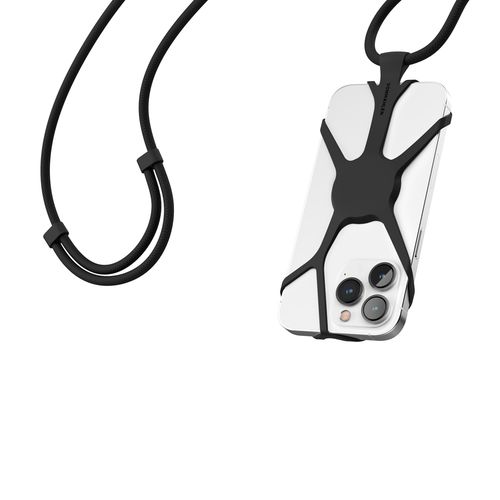 black Correa universal para móvil Infinity. rPET y silicona
