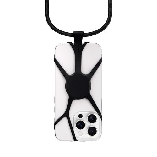 black Correa universal para móvil Infinity. rPET y silicona