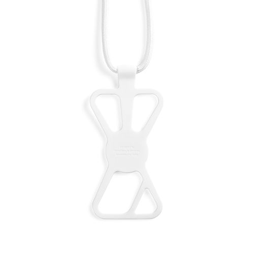 white Correa universal para móvil Infinity. rPET y silicona