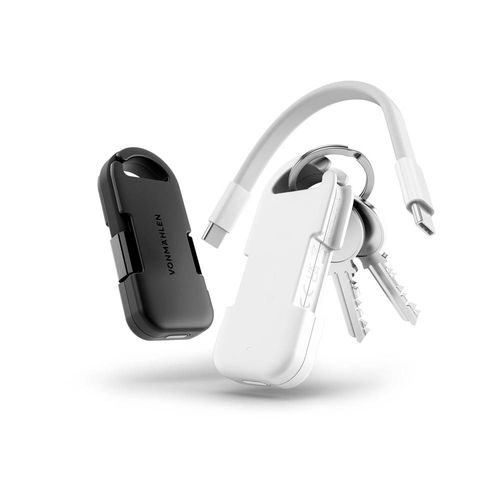 Porte-clés Evergreen Go 2-en-1 avec batterie externe. rTPE