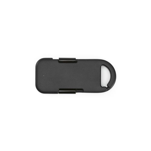 black Llavero 2 en 1 Evergreen Go con powerbank. rTPE. Indicador LED