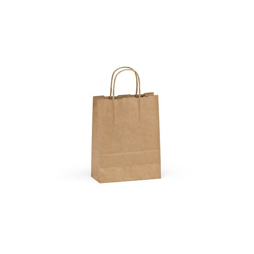 Sac kraft recyclé Vesuvio S marron 115g/m². Fabriqué au Portugal - 4