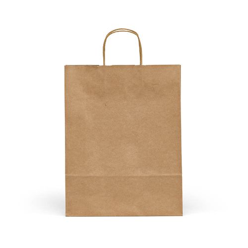 Sac kraft recyclé Vesuvio L marron. 115g/m². Fabriqué au Portugal - 2