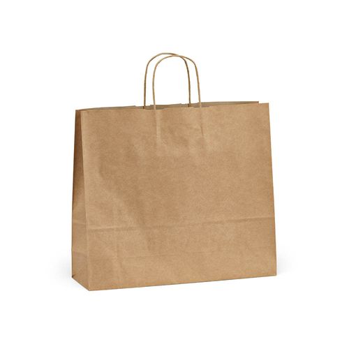 natural Vesuvio XL bolsa reciclada de Kraft FSC®. 115 g/m². Fabricada en Portugal.