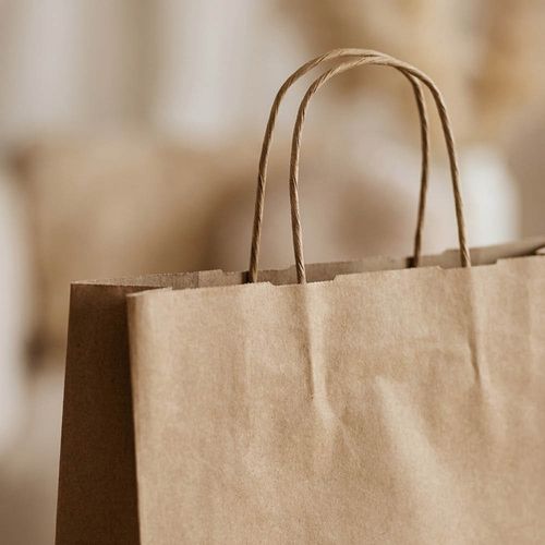 natural Vesuvio XL bolsa reciclada de Kraft FSC®. 115 g/m². Fabricada en Portugal.