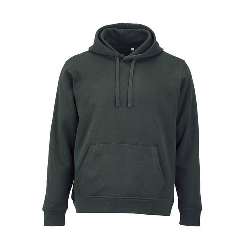 SUDADERA UNISEX CON CAPUCHA BONDI. ALGODÓN ORGÁNICO Y RPET. 300 G/M²