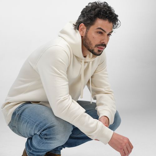 Sweat unisexe Bondi à capuche. Coton bio et rPET. 300 g/m²