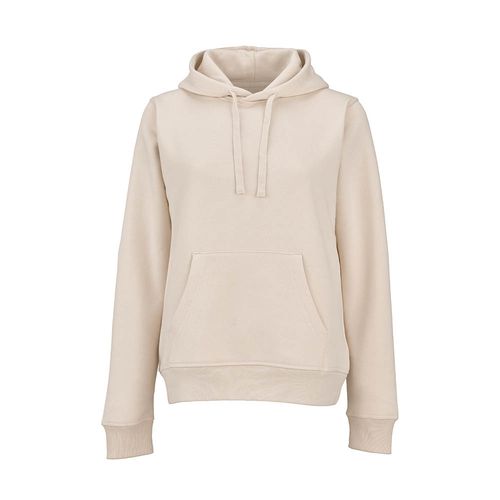 SUDADERA CON CAPUCHA PARA MUJER BONDI. ALGODÓN ORGÁNICO Y RPET. 300G/M²