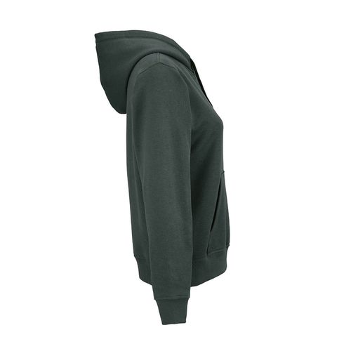 Sweat Bondi pour femme à capuche. Coton bio et rPET. 300g/m²
