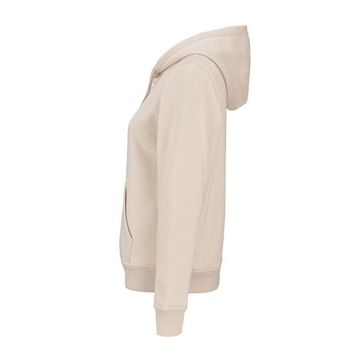 Sweat Bondi pour femme à capuche. Coton bio et rPET. 300g/m²