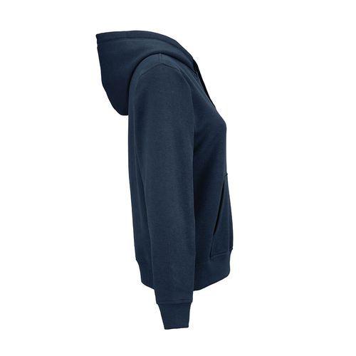 Sweat Bondi pour femme à capuche. Coton bio et rPET. 300g/m²