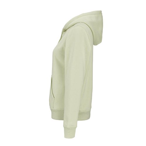 Sweat Bondi pour femme à capuche. Coton bio et rPET. 300g/m²