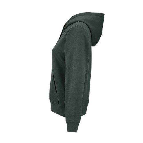 Sweat Bondi pour femme à capuche. Coton bio et rPET. 300g/m²