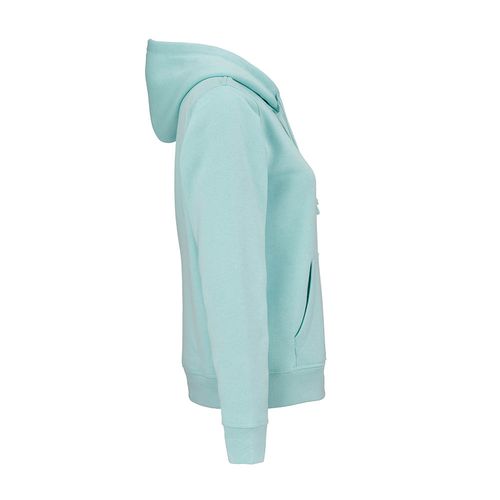 Sweat Bondi pour femme à capuche. Coton bio et rPET. 300g/m²