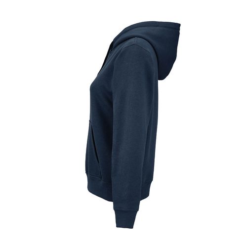 Sweat Bondi pour femme à capuche. Coton bio et rPET. 300g/m²
