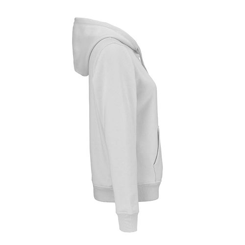 Sweat Bondi pour femme à capuche. Coton bio et rPET. 300g/m²