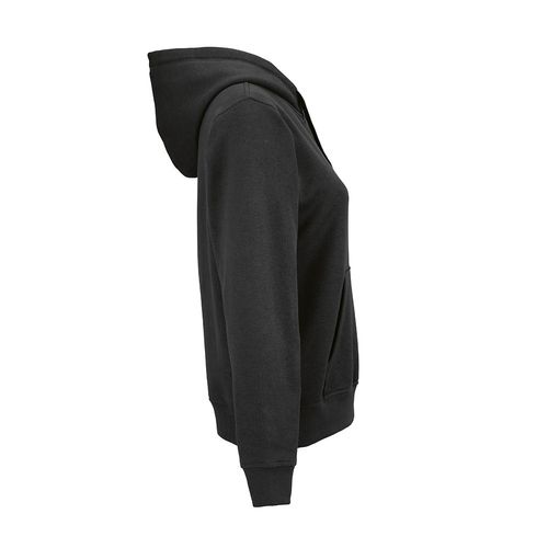 Sweat Bondi pour femme à capuche. Coton bio et rPET. 300g/m²