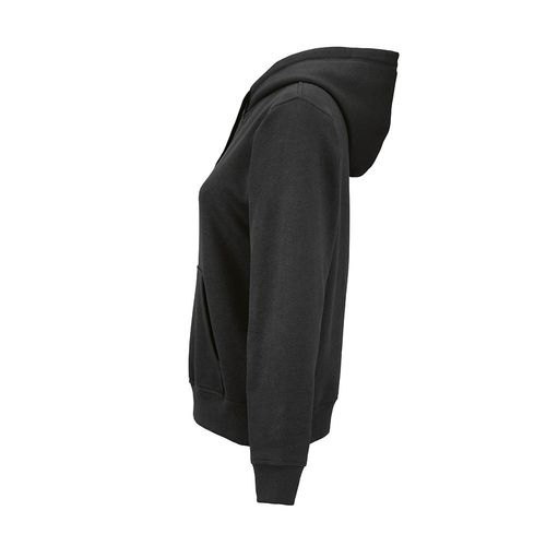 Sweat Bondi pour femme à capuche. Coton bio et rPET. 300g/m²