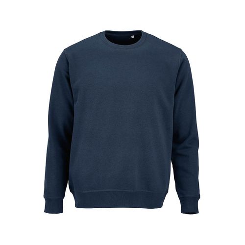 Sweat unisexe Waikiki à col rond. Coton bio et rPET. 300g/m²