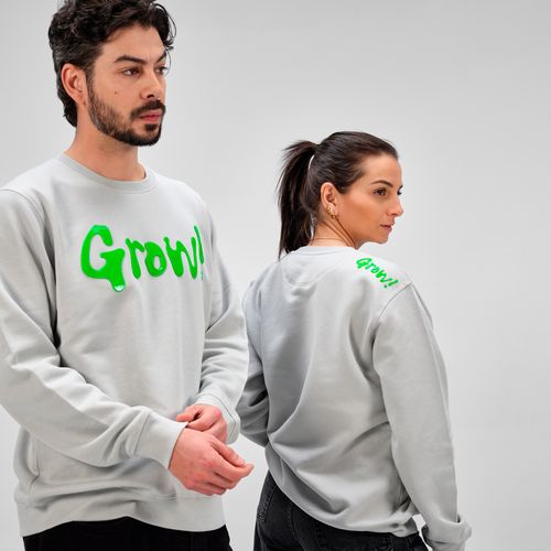 Sudadera unisex de cuello redondo Waikiki. Algodón orgánico y rPET. 300g/m²