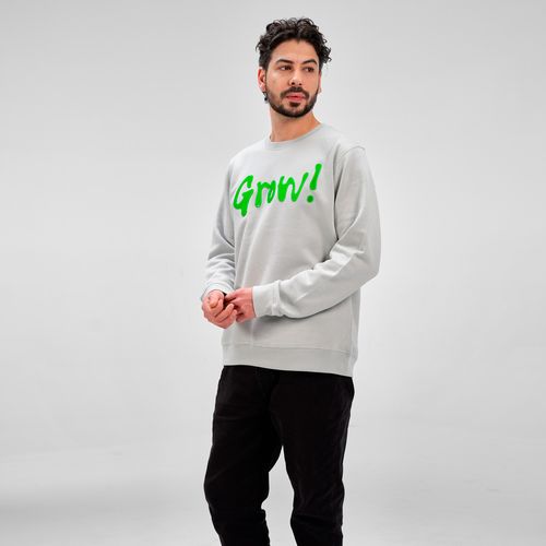 Sudadera unisex de cuello redondo Waikiki. Algodón orgánico y rPET. 300g/m²