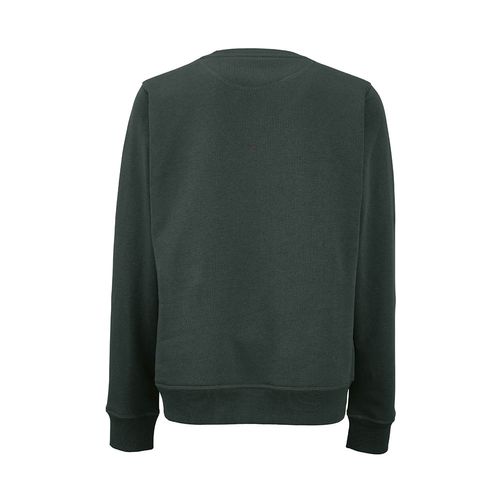 verde oscuro Sudadera de cuello redondo para mujer Waikiki. Algodón orgánico y rPET. 300g/m²