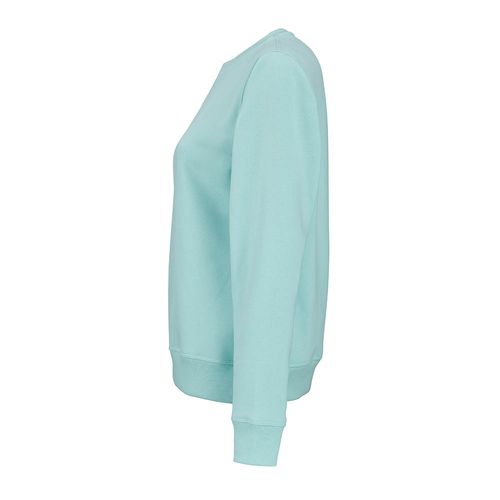 Sweat Waikiki pour femme à col rond. Coton bio et rPET. 300g/m²
