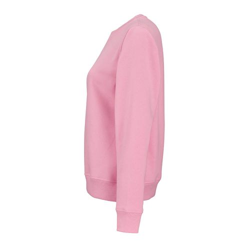 Sweat Waikiki pour femme à col rond. Coton bio et rPET. 300g/m²