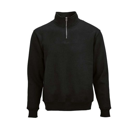 SUDADERA MALIBU CON CREMALLERA DE 1/4. ALGODÓN ORGÁNICO, RCOTTON Y RPET