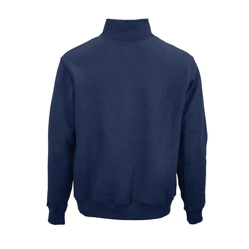 Sudadera Malibu con cremallera 1/4. Algodón orgánico, rCotton y rPET. Fabricada en Portugal