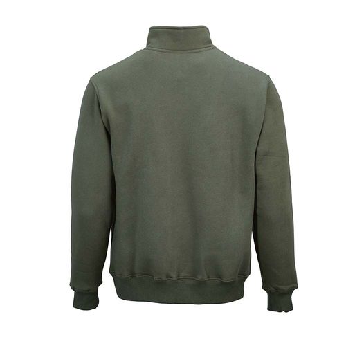 Sudadera Malibu con cremallera 1/4. Algodón orgánico, rCotton y rPET. Fabricada en Portugal