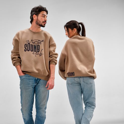 Sweat oversize Whitehaven. Coton bio, rCotton et rPET. Fabriqué au Portugal