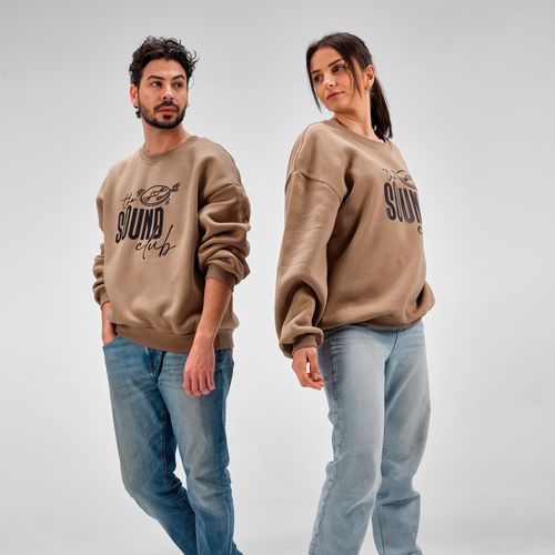 Sweat oversize Whitehaven. Coton bio, rCotton et rPET. Fabriqué au Portugal