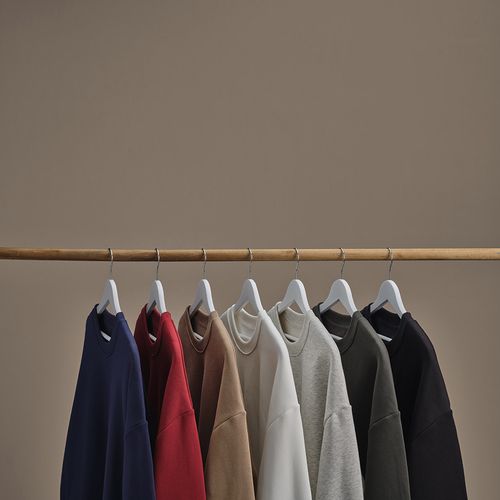 Sweat oversize Whitehaven. Coton bio, rCotton et rPET. Fabriqué au Portugal