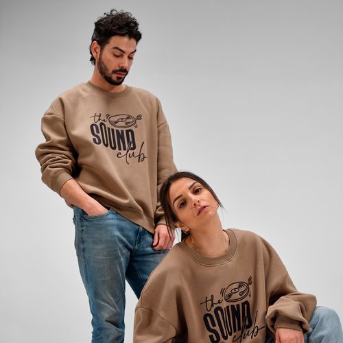 Sweat oversize Whitehaven. Coton bio, rCotton et rPET. Fabriqué au Portugal